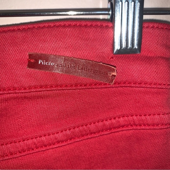 Anthropologie Pilcro and the Letterpress Script High-Rise Crop Flare Jean 29 - Picture 8 of 11